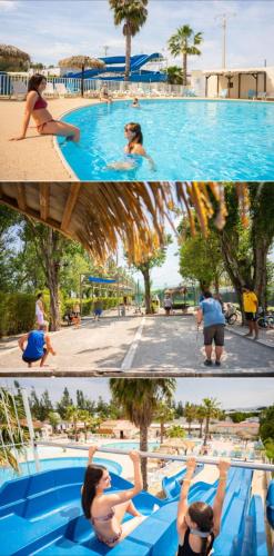 Water park, Mobilhomme camping in Cais