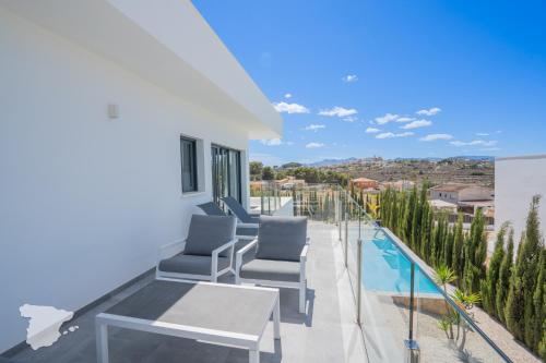 Erkély/terasz, CostaBlancaDreams Villa Miro in Javea in La Mandarina