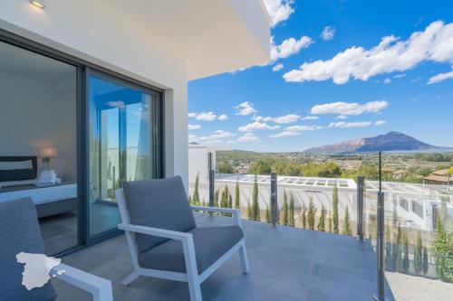 Erkély/terasz, CostaBlancaDreams Villa Miro in Javea in La Mandarina