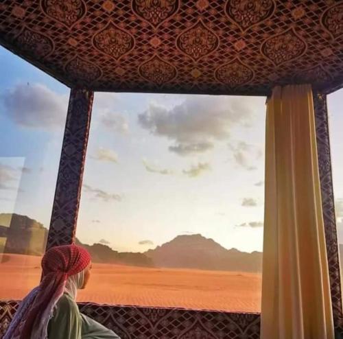 Mars moon camp Wadi Rum Jordan