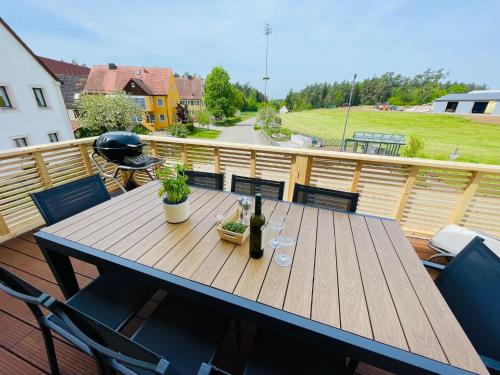 Balkons/terase, Die Scheune in Merkendorf (Bavaria)