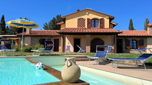 Panoramic Villa Ludovica with private pool - Borgo del Silenzio