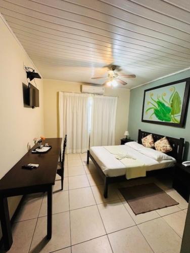 1 double bed
