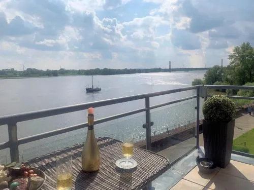 Rheinblick Traum in Rees, Deutschland