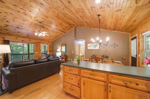 Peaceful Smoky Mountain Cabin with Deck and Firepit! - image 3