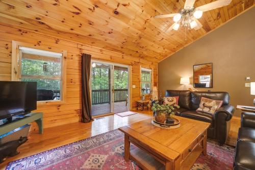 Peaceful Smoky Mountain Cabin with Deck and Firepit! - image 8