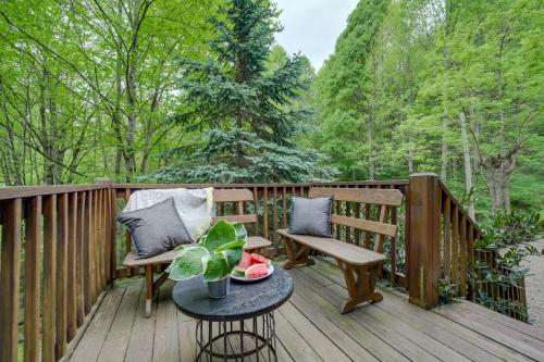 Peaceful Smoky Mountain Cabin with Deck and Firepit! - image 13