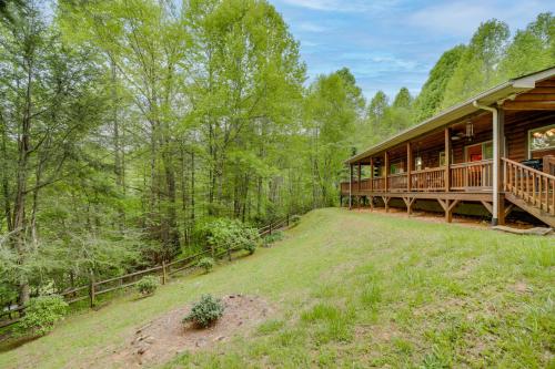 Peaceful Smoky Mountain Cabin with Deck and Firepit! - image 9