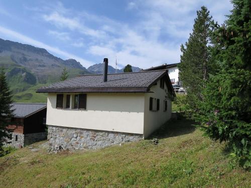 Bergblick in Arosa, Schweiz