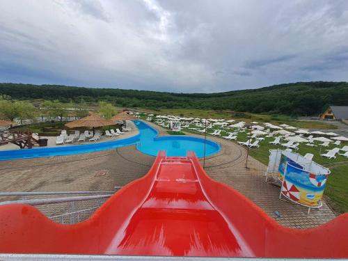 Swimming pool, Cabana Baile Figa in Beclean