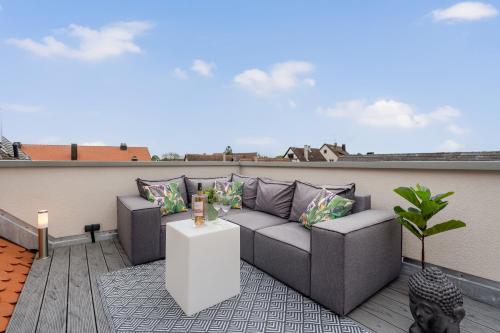 balcon/terasă, NAMASTÉ Homes - Ferienwohnung - Altstadt - 2 Schlafzimmer (NAMASTE Homes - Ferienwohnung - Altstadt - 2 Schlafzimmer) in Bad Windsheim