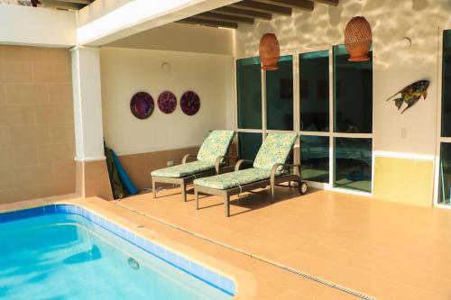 ทัศนียภาพ, Casa Arcoíris: Espectacular casa en Cartagena con Acceso directo a la Playa (Casa Arcoiris: Espectacular casa en Cartagena con Acceso directo a la Playa) in อาโรโย เด เปียดรา