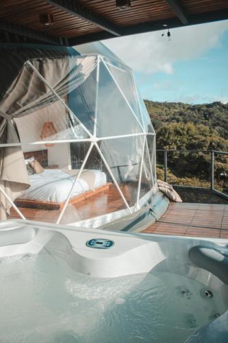 Ananta Forest - Sunset & Gulf View - Glamping Dome and Mountain House