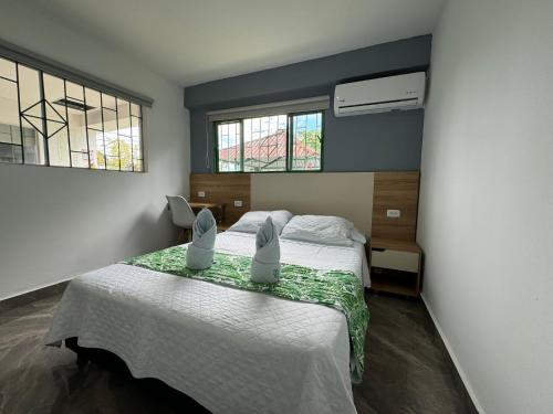 1 double bed
