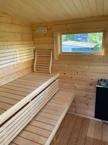 Beachhouse mit privater Sauna und Kamin, 700m zum Strand