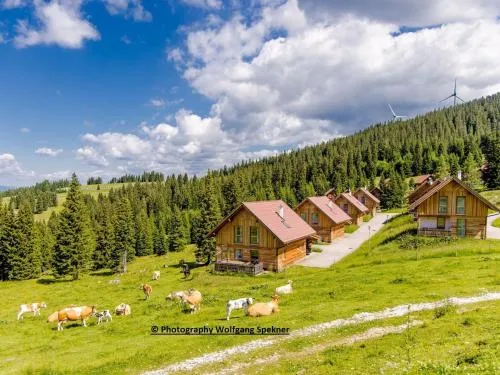 Chalet in den Alpen mit Sauna in Weinebene, Österreich