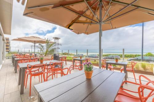 Balkong/terasse, Hotel de Baak Seaside in Noordwijk