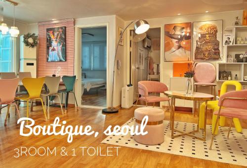 Spacious 3BR Near Yeouido, Up to 10, 5 Min Metro, Seúl (foto 9)