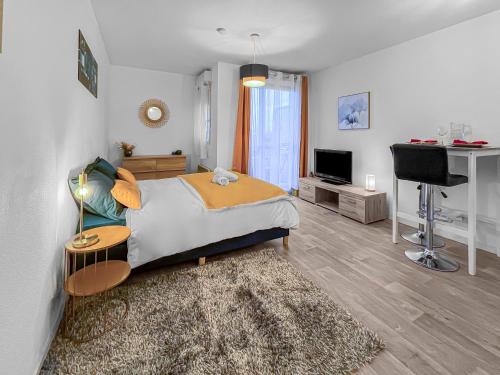 Studio enchanté avec terrasse (Studio enchante avec terrasse) in ลูเซอ