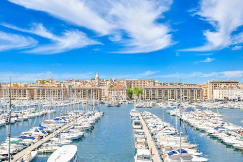 Vieux-Port - Vue exceptionnelle - 2 ch et clim - Location saisonnière - Marseille