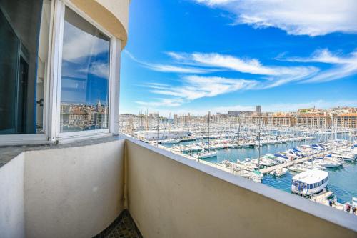 Bail mobilité - Vue exceptionnelle - 2 ch et clim, Marseille (fotografie 5)