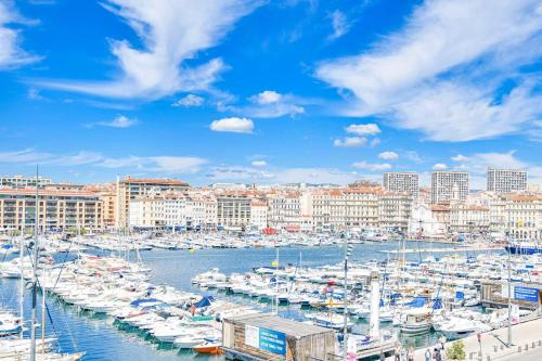 Bail mobilité - Vue exceptionnelle - 2 ch et clim, Marseille (fotografie 10)