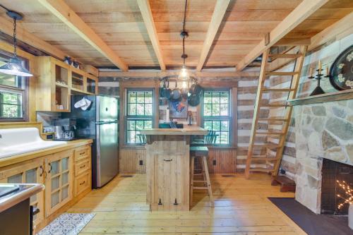 Restored Buchanan Log Cabin on 9-Mile Creek!