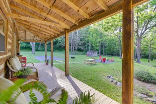 Restored Buchanan Log Cabin on 9-Mile Creek!