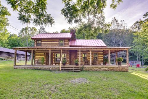 Restored Buchanan Log Cabin on 9-Mile Creek!