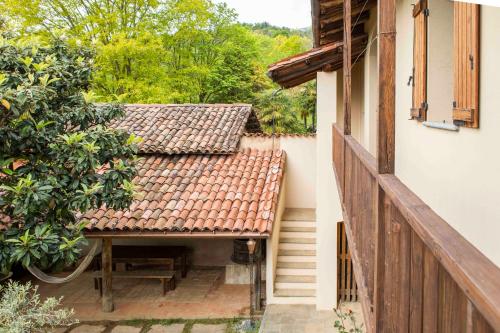 Balkons/terase, La casa dei Giardini, frazione Becca, Bioglio in Mosso Santa Maria