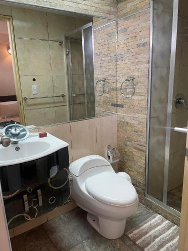 浴室, Apartamento tipo estudio in 梅里達