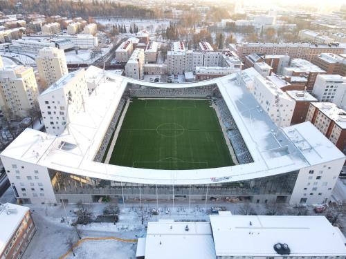 Vuokralle,com Tampere football stadium beatiful studio
