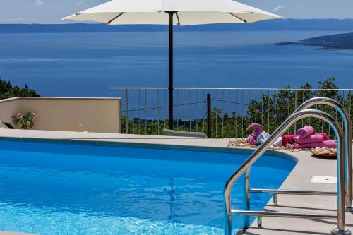Apkārtne, Holiday home Marta with heated pool,grill,sea view in Bast