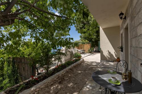 Viesnīcas āriene, Holiday home Marta with heated pool,grill,sea view in Bast