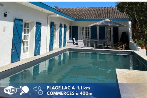 *Villa Catalpas* Landaise, rénovée avec piscine - Location saisonnière - Léon