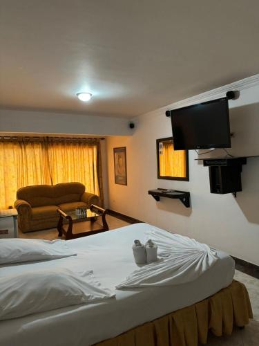 1 double bed