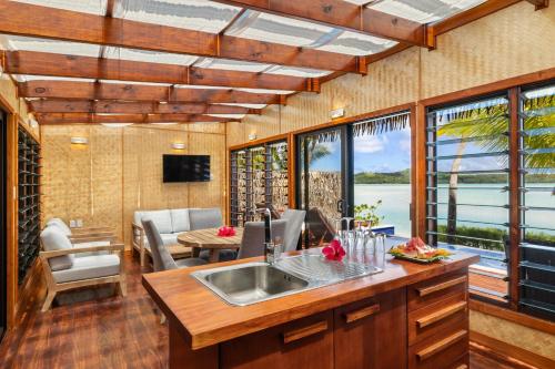 Aufenthaltsraum/TV-Zimmer, Aitutaki Lagoon Resort & Spa (Adults Only) in Aitutaki