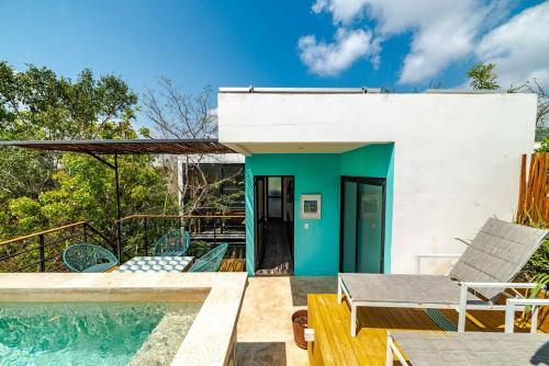 CHIC 3-Levels at MUN - Rooftop Deck - Pool in Tulum, Mexico