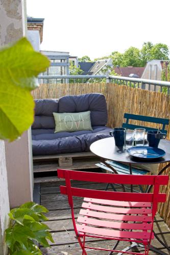 Neustadt-Aussicht - große Wohnung mit Balkon, Drážďany (fotografie 6)