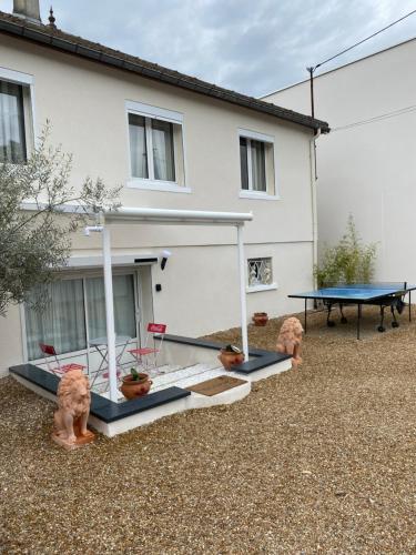 A szálláshely kívülről, appart studio RDC de maison avec extérieur proche Reims (appart studio RDC de maison avec exterieur proche Reims) in Tinqueux