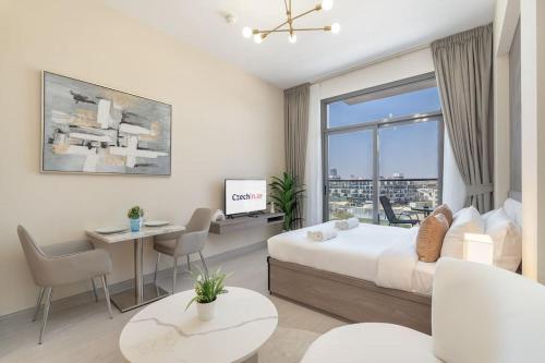 Modern Studio in Laya Heights, Pool & Gym Access, Dubai
