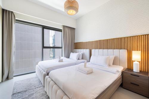 Stunning 2BR Full Burj Khalifa Views 5min walk to Dubai Mall, Dubaj (fotografie 7)