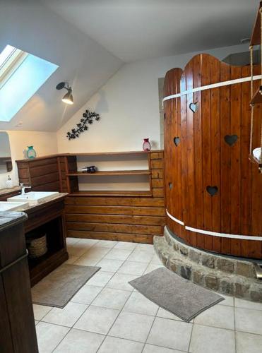 Badkamer, gîte coeur de champagne (gite coeur de champagne) in Romery