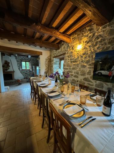 Étterem, Bio Agriturismo Il Vigno - Pool Sauna Nature - Farm To Table Food - Wild Tuscan countryside - Adults in Caprese Michelangelo