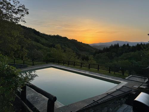 Kilátás, Bio Agriturismo Il Vigno - Pool Sauna Nature - Farm To Table Food - Wild Tuscan countryside - Adults in Caprese Michelangelo