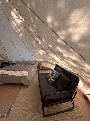 Grand tepee glamping pour 2