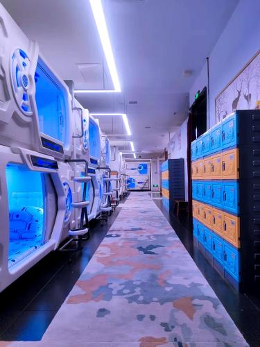 西安咸阳国际机场眯一会太空舱酒店 西安咸阳国际机场眯一会太空舱酒店