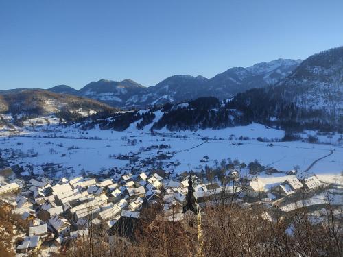 V objemu gora in Srednja Vas V Bohinju