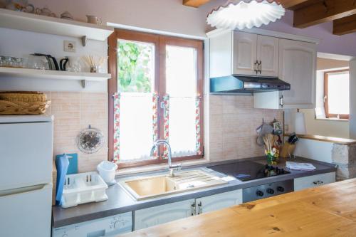 virtuve, Villa Sandi, mediterranean Villa with pool and jacuzzi in Jakačići