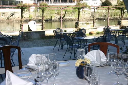 ห้องอาหาร, Hotel Rural Villa do Banho in เซา เปโดร โด ซุล